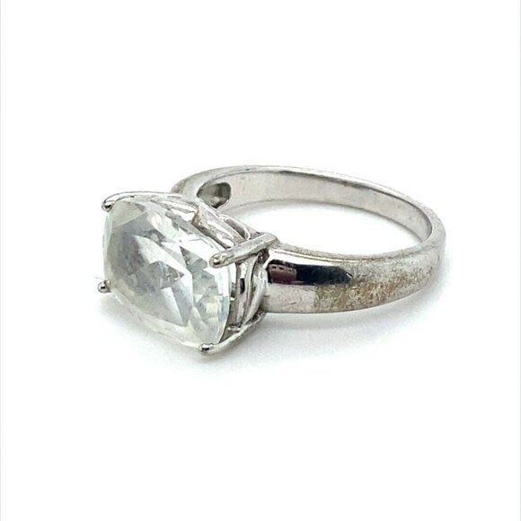 Designer Lenox Sterling Silver & Cubic Zirconia Size 9 Ring! 154 - Picture 2 of 8